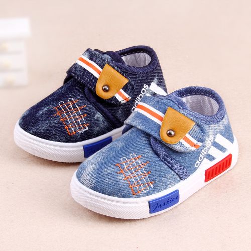 Baskets enfants en toile pour printemps - semelle caoutchouc antidérapant Ref 1020742