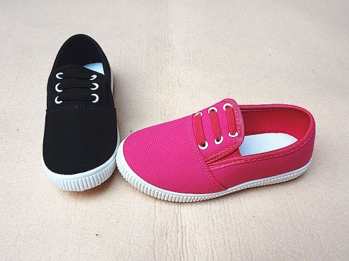 Baskets enfants en toile pour printemps - Ref 1021167