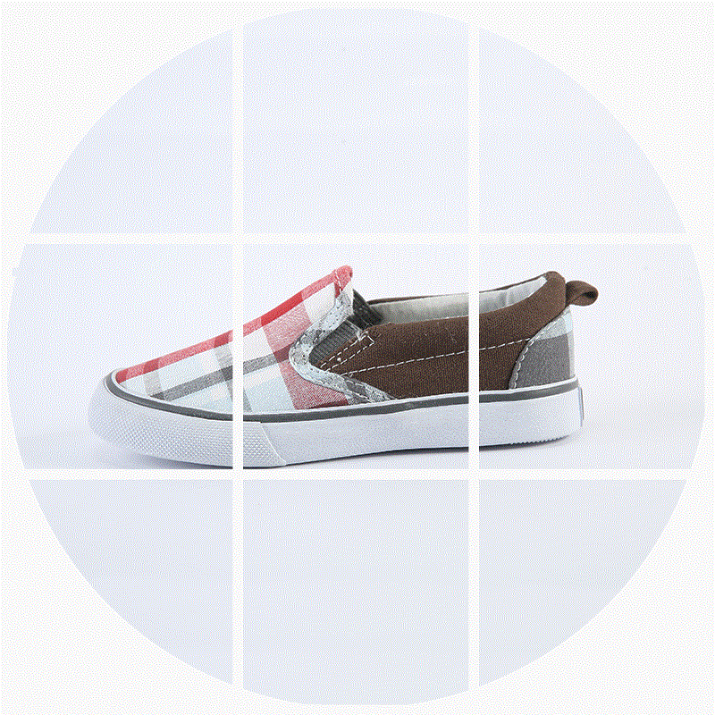 Baskets enfants en toile pour printemps - semelle caoutchouc Ref 1021411