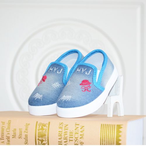 Baskets enfants en toile pour printemps - semelle caoutchouc antidérapant Ref 1021684