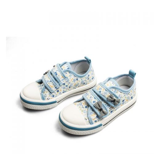 Baskets enfants en toile pour printemps - semelle fond composite Ref 1022039