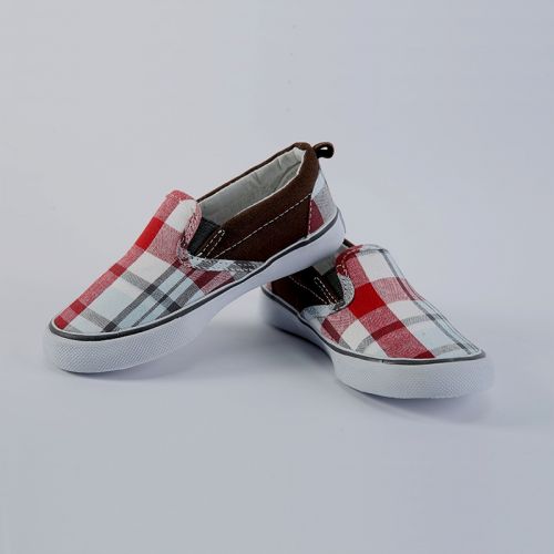 Baskets enfants en toile pour printemps - semelle caoutchouc Ref 1022495