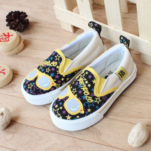 Baskets enfants en toile pour printemps - semelle caoutchouc Ref 1025109