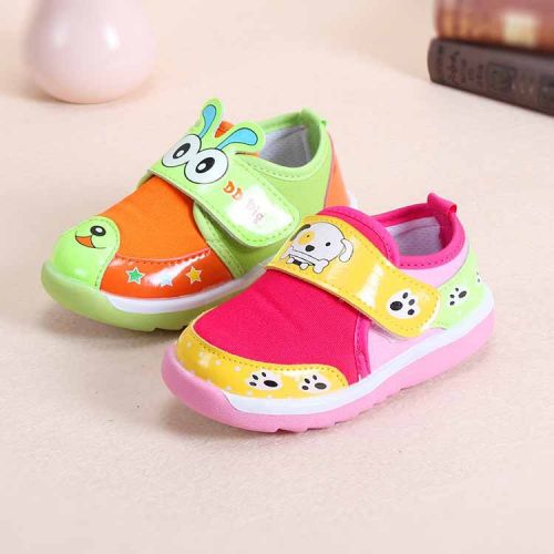 Baskets enfants en toile pour printemps - semelle caoutchouc Ref 1025885