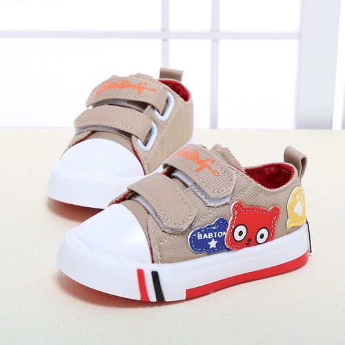 Baskets enfants en toile pour printemps - semelle coton Ref 1026258