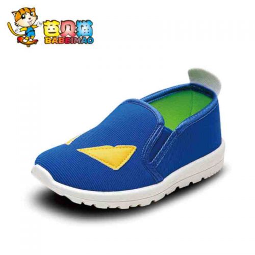 Baskets enfants en toile pour printemps - semelle plastique Ref 1027088
