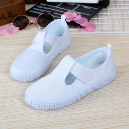 Baskets enfants en toile pour Toute saison - semelle plastique Ref 1027882