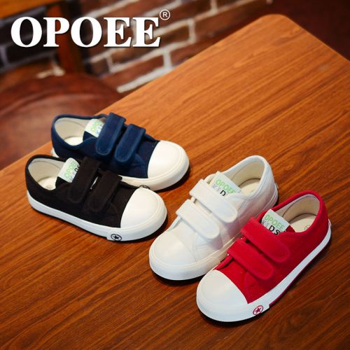 Baskets enfants en toile OPOEE pour printemps - semelle caoutchouc Ref 1028118