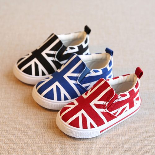 Baskets enfants en toile pour printemps - semelle caoutchouc Wear Ref 1028387