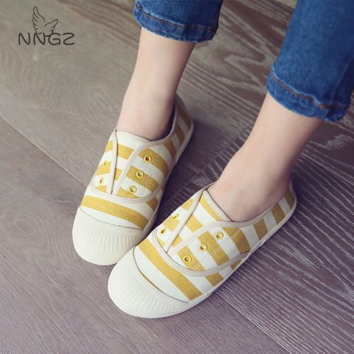 Baskets enfants en toile NNGZ pour printemps - semelle Ref 1028549