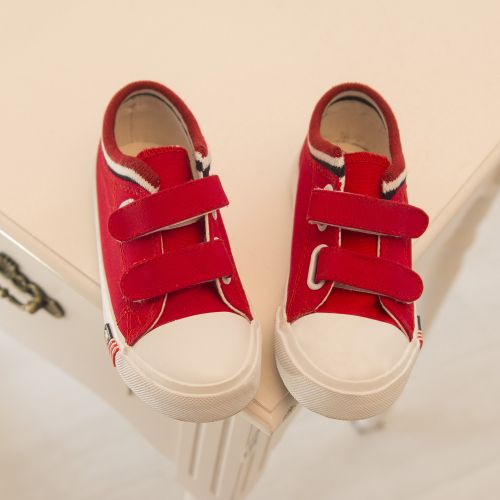 Baskets enfants en toile pour printemps - semelle caoutchouc Ref 1029455