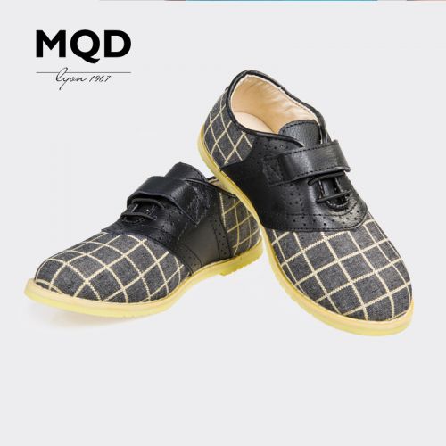 Baskets enfants coutures en cuir pour Toute saison - semelle caoutchouc Ref 1029761