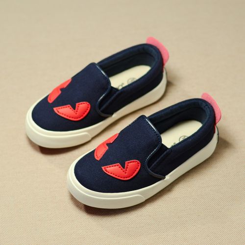 Baskets enfants en toile pour printemps - semelle caoutchouc Ref 1029795