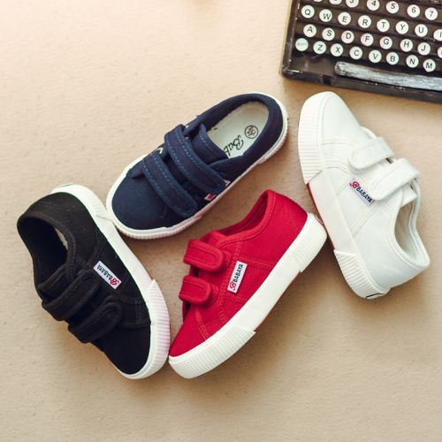 Baskets enfants en toile pour printemps - semelle caoutchouc antidérapant Ref 1029833