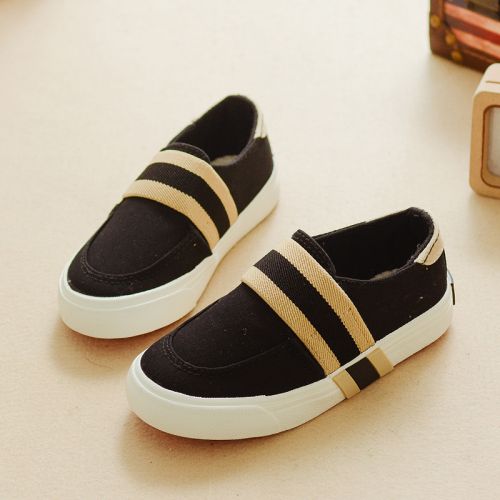 Baskets enfants en toile pour printemps - semelle caoutchouc Ref 1029868