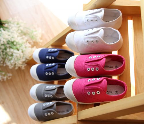 Baskets enfants pour printemps - semelle caoutchouc Ref 1030251