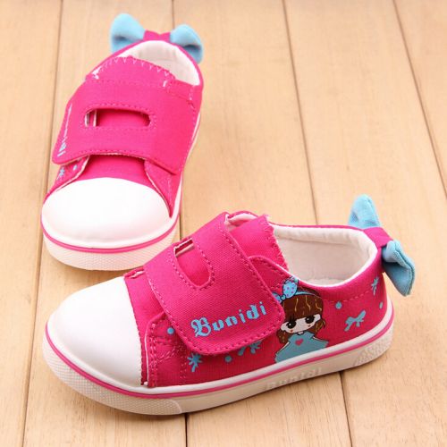 Baskets enfants en toile pour Toute saison - semelle caoutchouc Ref 1030317