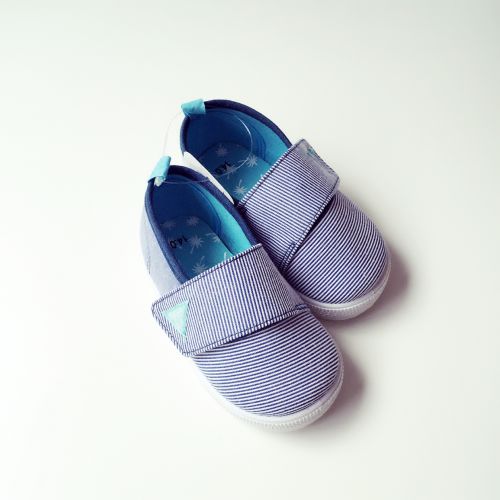 Baskets enfants en toile pour printemps - semelle caoutchouc Ref 1030540