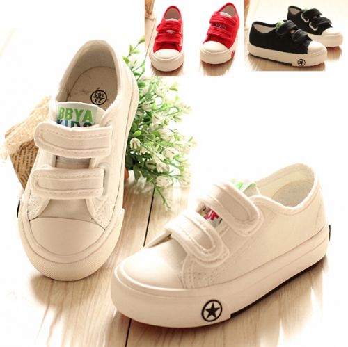 Baskets enfants en toile pour printemps - semelle caoutchouc Ref 1030544
