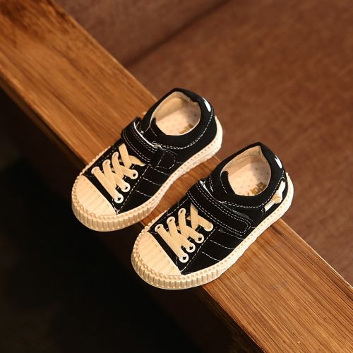 Baskets enfants en toile pour printemps - semelle caoutchouc naturel Ref 1030602