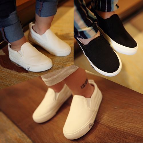 Baskets enfants en toile pour printemps - semelle caoutchouc Ref 1030939