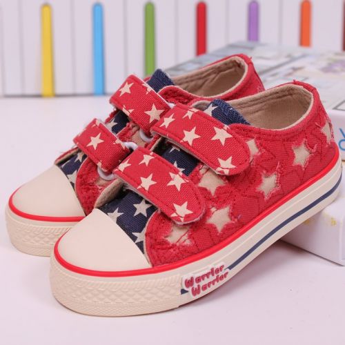 Baskets enfants en toile WARRIOR pour printemps - semelle caoutchouc Ref 1031160