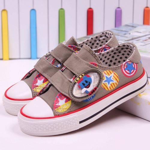 Baskets enfants en toile pour printemps - semelle caoutchouc Ref 1031242