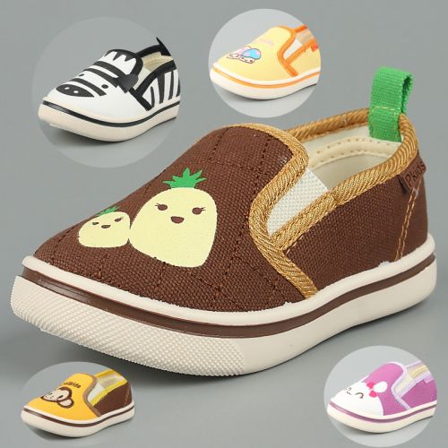 Baskets enfants en toile POLLY KIDS pour printemps - semelle plastique Ref 1031389