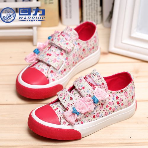 Baskets enfants en toile WARRIOR pour printemps - semelle caoutchouc Ref 1031577