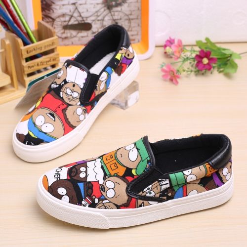 Baskets enfants en toile pour printemps - semelle caoutchouc naturel Ref 1032068