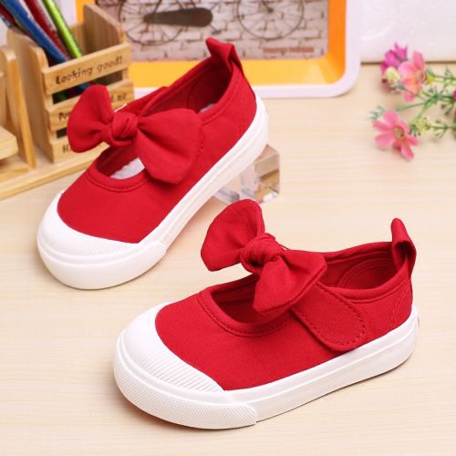 Baskets enfants en toile pour printemps - semelle caoutchouc naturel Ref 1032097