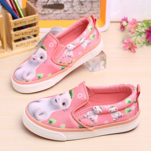 Baskets enfants en toile pour printemps - semelle caoutchouc Ref 1032180