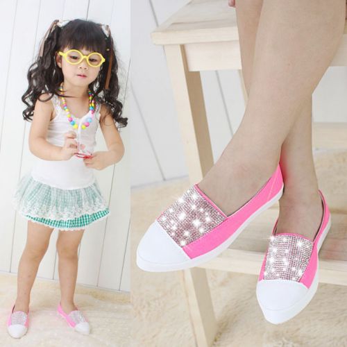 Baskets enfants avec perles pour printemps - Ref 1032441