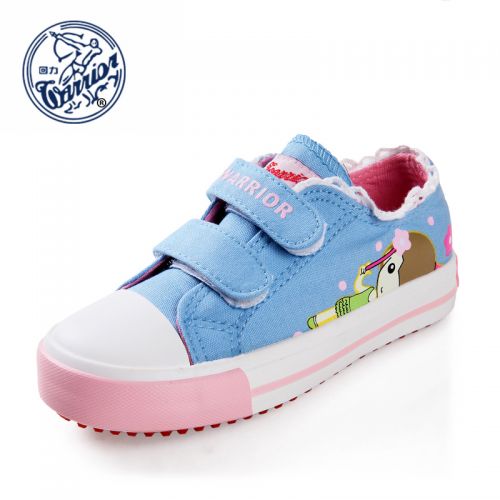 Baskets enfants en toile WARRIOR pour printemps - semelle caoutchouc Ref 1032673