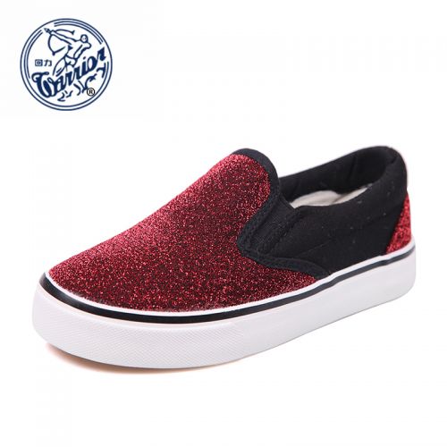 Baskets enfants en tissu WARRIOR pour printemps - semelle caoutchouc Ref 1032754