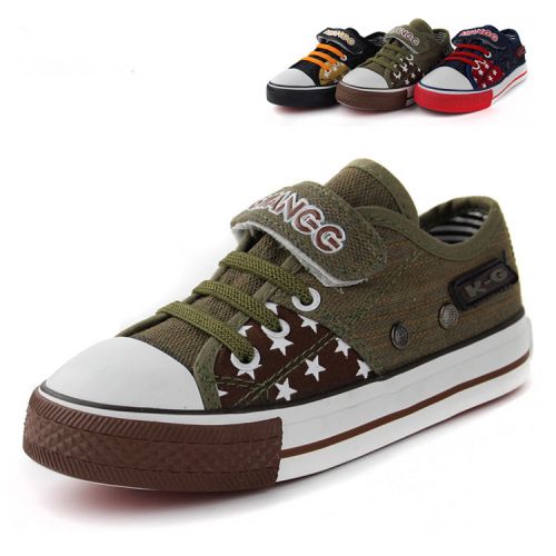 Baskets enfants en toile pour printemps - semelle caoutchouc Ref 1032996
