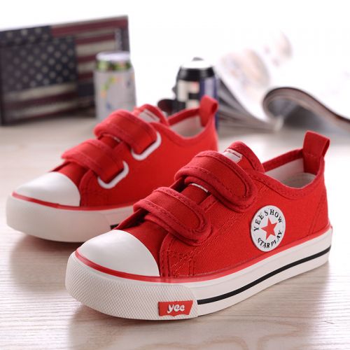 Baskets enfants en toile YEESHOW pour printemps - semelle caoutchouc Ref 1033270