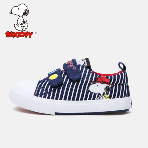 Baskets enfants en toile SNOOPY pour printemps - semelle vulcanisation Ref 1033295