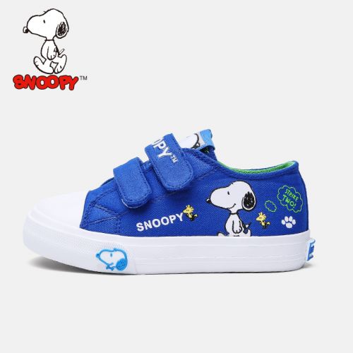 Baskets enfants en toile SNOOPY pour printemps - semelle vulcanisation Ref 1033306