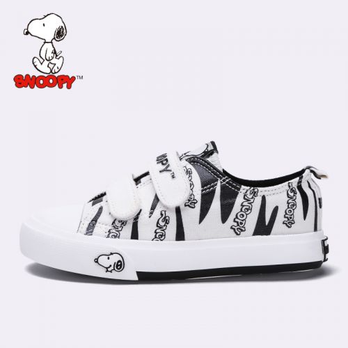 Baskets enfants en toile SNOOPY pour printemps - semelle vulcanisation Ref 1033317