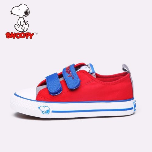 Baskets enfants en toile SNOOPY pour printemps - semelle vulcanisation Ref 1033479