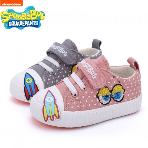 Baskets enfants en toile SPONGEBOB SQUAREPANTS pour Toute saison - Ref 1033756