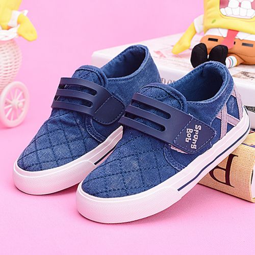 Baskets enfants en toile SPONGEBOB SQUAREPANTS pour printemps - semelle caoutchouc Ref 1033871