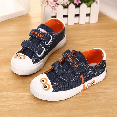 Baskets enfants en toile WARRIOR pour printemps - semelle caoutchouc Ref 1033994