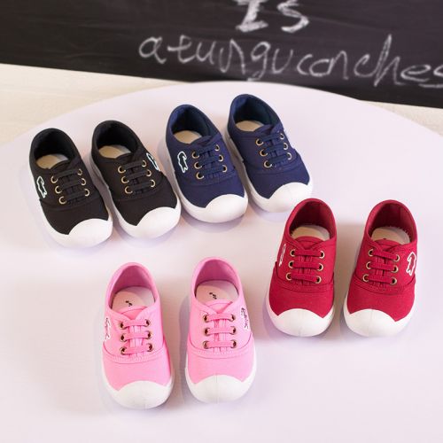 Baskets enfants pour printemps - semelle caoutchouc Ref 1034161