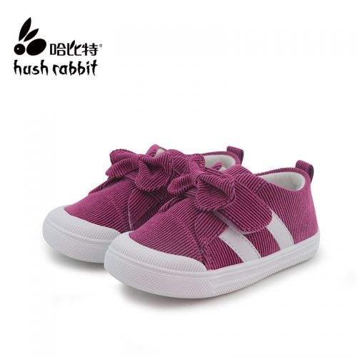 Baskets enfants en tissu HUSH RABBIT pour printemps - semelle fond composite Ref 1034252