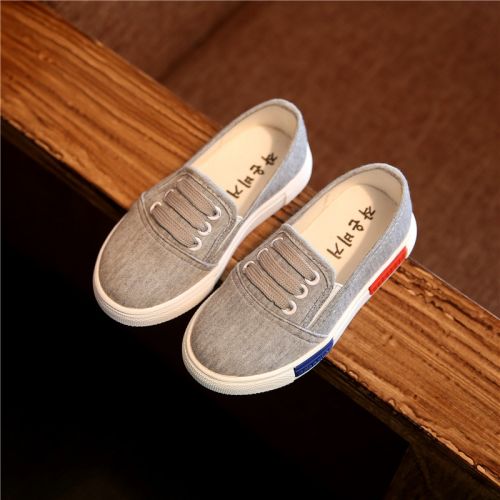 Baskets enfants en toile Flanger pour printemps - semelle caoutchouc Ref 1034386