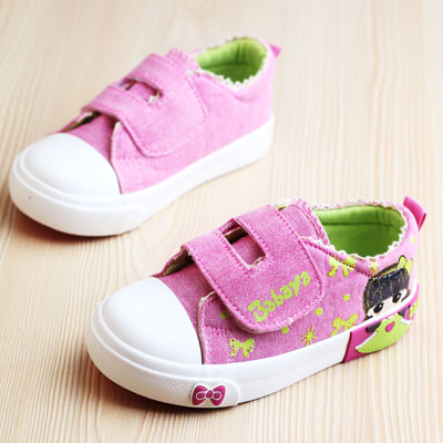 Baskets enfants en toile pour printemps - semelle caoutchouc Ref 1034564