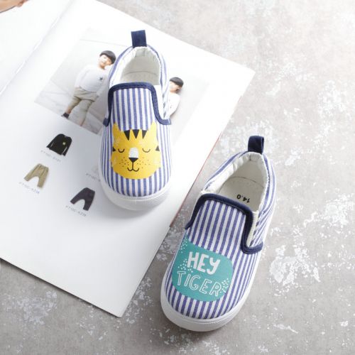 Baskets enfants en toile ETHEL pour printemps - semelle caoutchouc antidérapant Ref 1034677