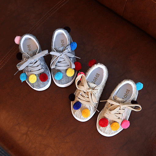 Baskets enfants pour printemps - semelle caoutchouc Ref 1034885